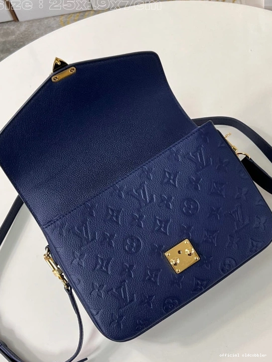 Official oldcobbler METIS-25*19*7cm VUITTON POCHETTE LOUIS 0725
